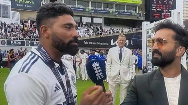 Mohammed Siraj Post Match Mohammed Siraj Post Match