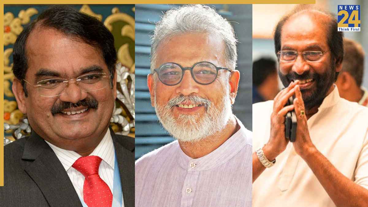 Mylswamy Annadurai, Tushar Gandhi ,Tiruchi Siva