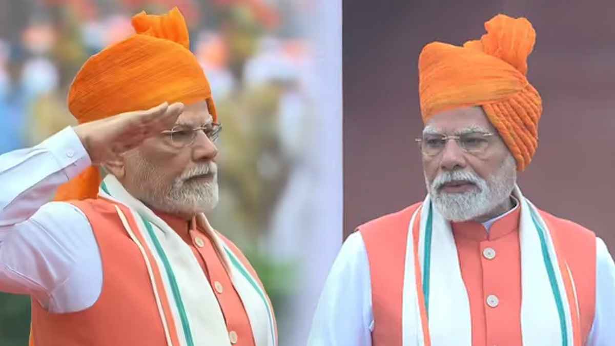 Independence Day: पीएम मोदी का भगवा अवतार… 79वें स्वतंत्रता दिवस पर पहनीं नारंगी पगड़ी, नारंगी कोटी