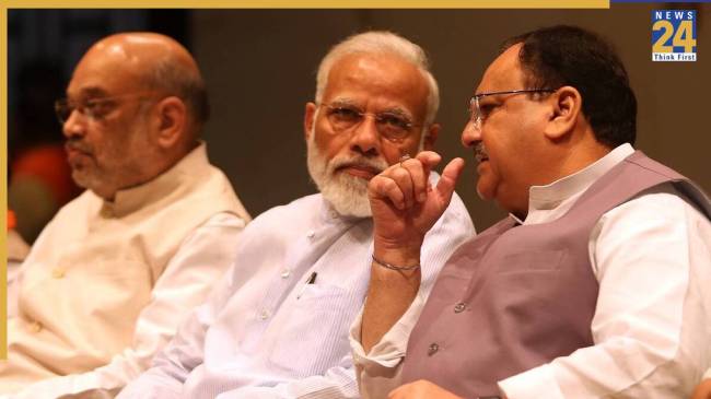 PM Modi, JP Nadda, Amit Shah