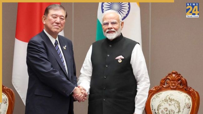 PM Modi, PM Shigeru Ishiba, India Prime Minister Narendra Modi, Japan Prime Minister PM Shigeru Ishiba, India and Japan Trade Deal, Tokya, News24, पीएम मोदी, पीएम शिगेरु इशिबा, भारत के प्रधानमंत्री नरेंद्र मोदी, जापान के प्रधान मंत्री पीएम शिगेरू इशिबा, भारत और जापान व्यापार समझौता, टोक्या, न्यूज 24