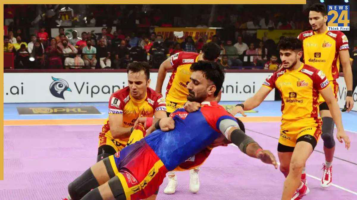 यूपी योद्धास के गगन गौड़ा ने मचाया धमाल, तेलुगु टाइटंस को करीबी मुकाबले में मिली हार 