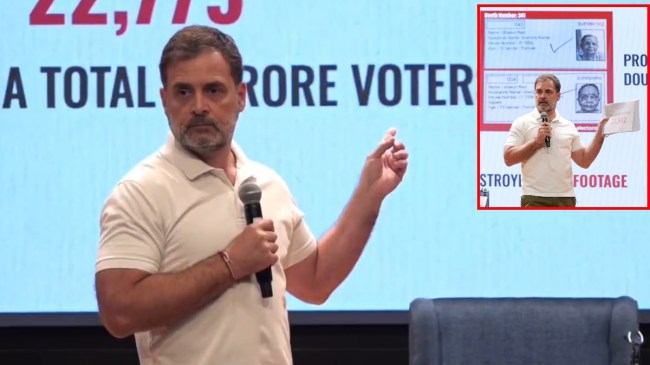 Rahul Gandhi Vote Theft ECI