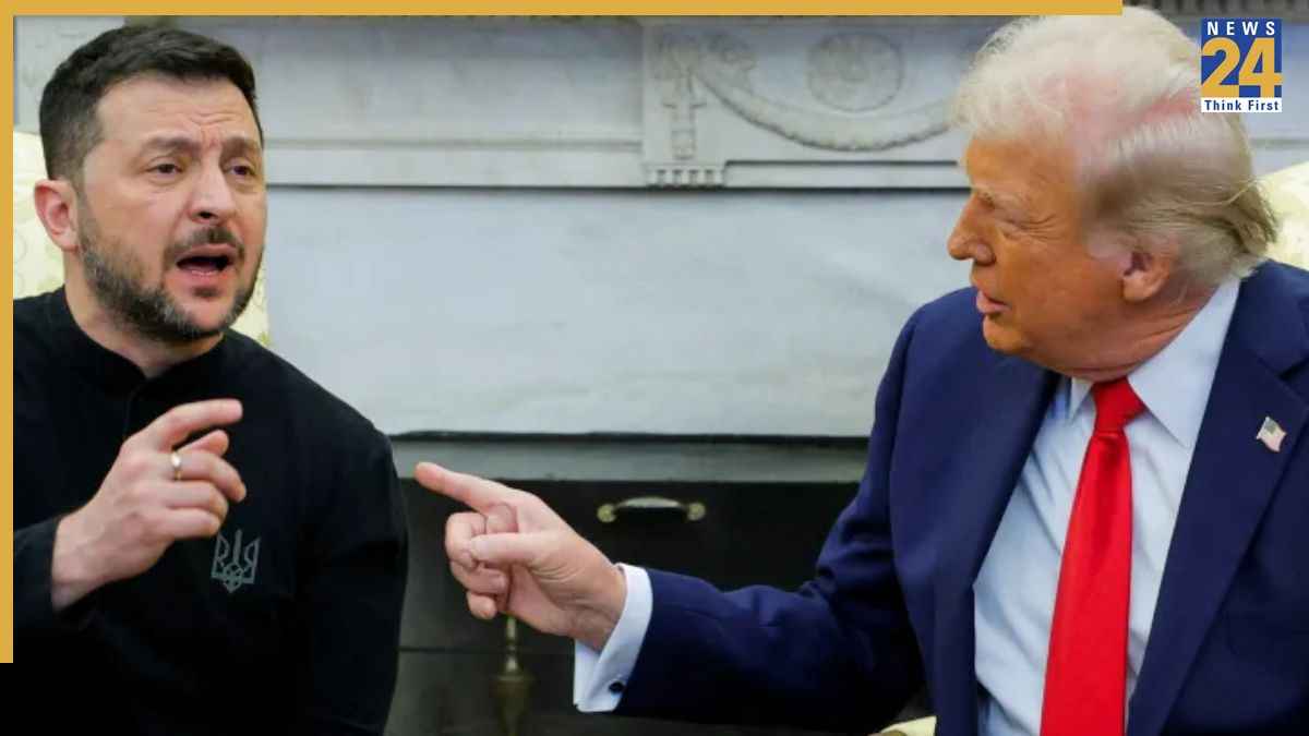 Donald Trump, Volodymyr Zelenskyy, Ukraine Russia war, Trump and Zelenskyy Meeting, White House, Oval Office, डोनाल्ड ट्रंप, वोलोडिमिर ज़ेलेंस्की, यूक्रेन रूस युद्ध, ट्रंप और ज़ेलेंस्की की मुलाक़ात, व्हाइट हाउस, ओवल ऑफ़िस