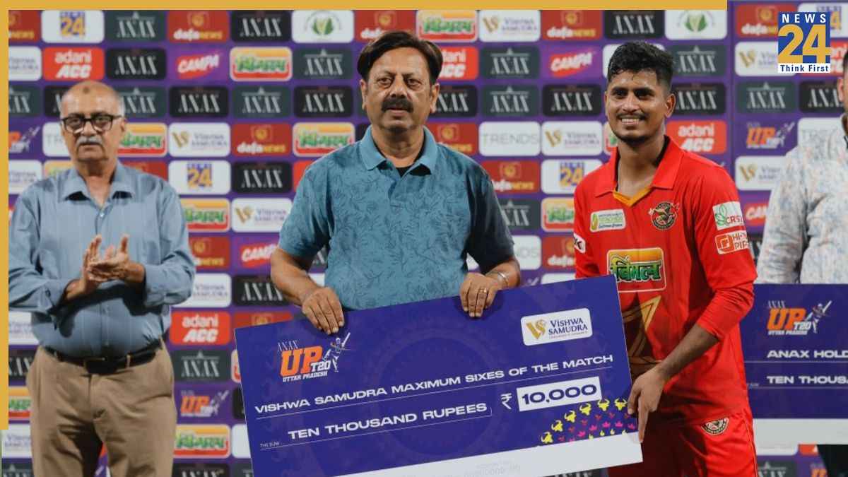 UP T20 League 2025: 12 छक्के, 5 चौके… 20 साल के बल्लेबाज ने शतक ठोककर मचाया तहलका