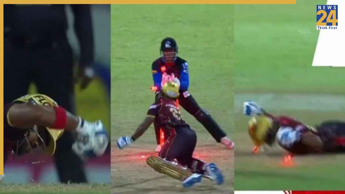 Nicholas Pooran हुए गुस्से से लाल, बीच मैच में जोर-जोर से पीटने लगे पिच, वायरल हुआ वीडियो