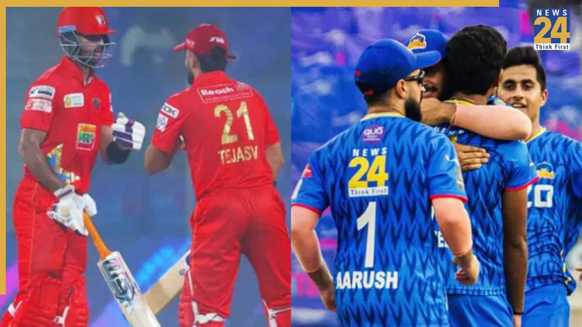 DPL 2025: 7 ओवर के मैच में लगा रनों का अंबार, 300 के स्ट्राइक रेट से 2 बैटर्स ने मचाई तबाही, रोमांच की हदें पार