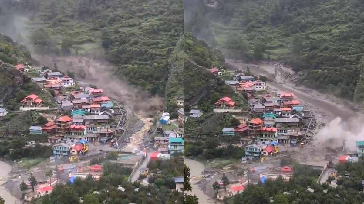 उत्तरकाशी में फटा बादल, एक झटके में बह गए कई घर, डराने वाला वीडियो आया सामने