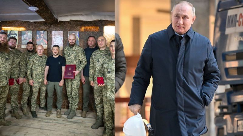 Volodymyr Zelenskyy and Vladimir Putin-1