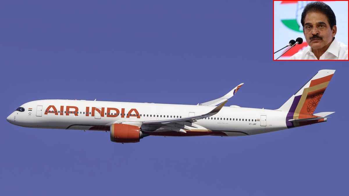 air india फ्लाइट में बची सांसदों की जान