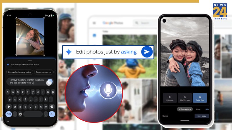 Voice photo editing