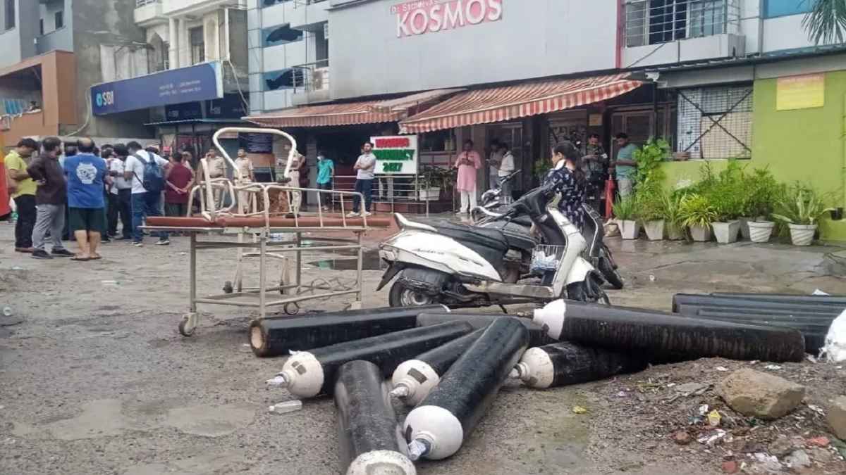 दिल्ली के अस्पताल में आग लगने से मचा हड़कंप, मरीजों को बचाया, स्टोर रूम में बंद अमित ने तोड़ा दम
