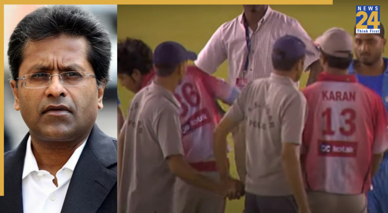 Lalit Modi, Harbhajan Singh, Sreesanth