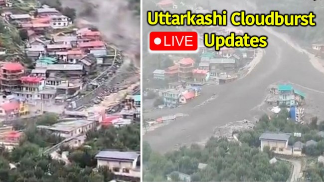 Uttarkashi Cloudburst LIVE Updates
