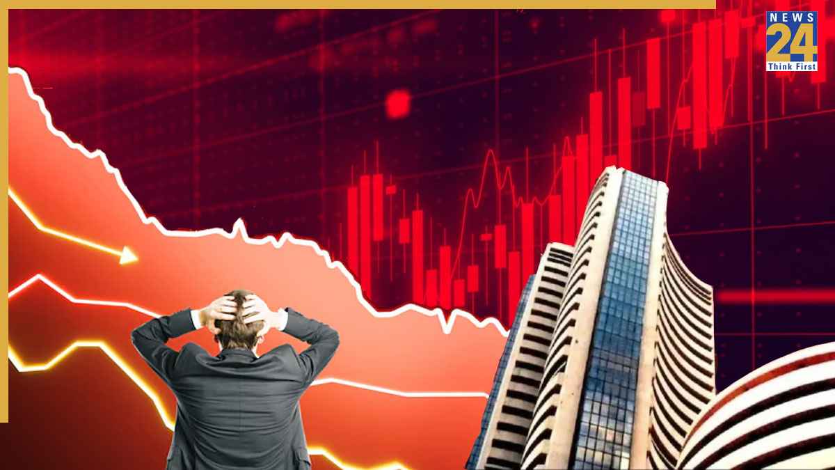 अमेरिकी टैरिफ का झटका! शेयर बाजार में सेंसेक्स 570 अंक और निफ्टी 170 अंक गिरा