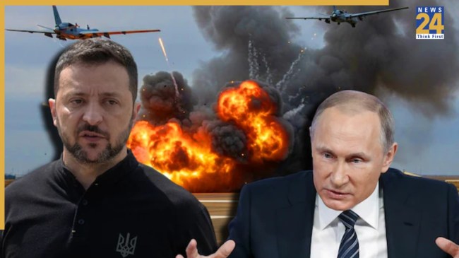 रूस के राष्ट्रपति पुतिन ने यूक्रेन से युद्ध खत्म करने के लिए शर्तें रखीं।