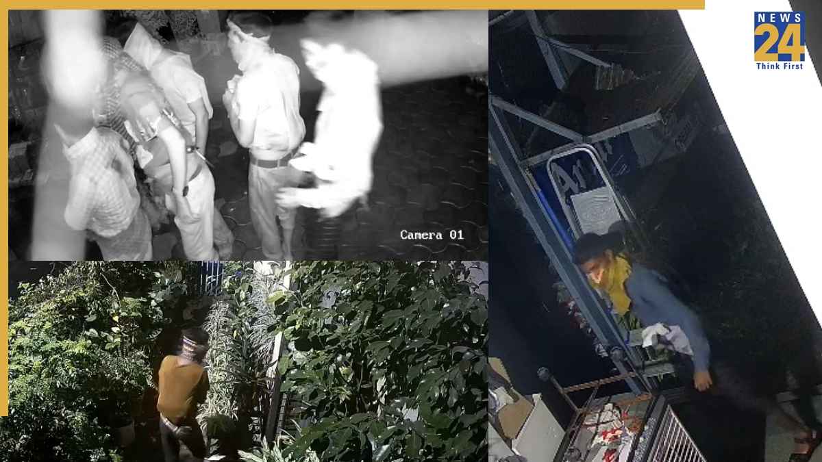 MP कांग्रेस अध्यक्ष के घर 5 लुटेरों ने बोला धावा, CCTV में कैद हुई घटना