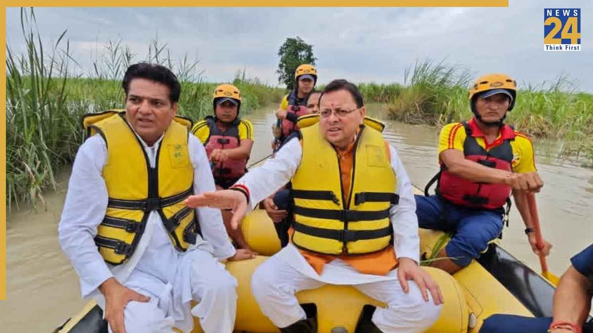 उत्तराखंड के सीएम धामी ने किया निरीक्षण।