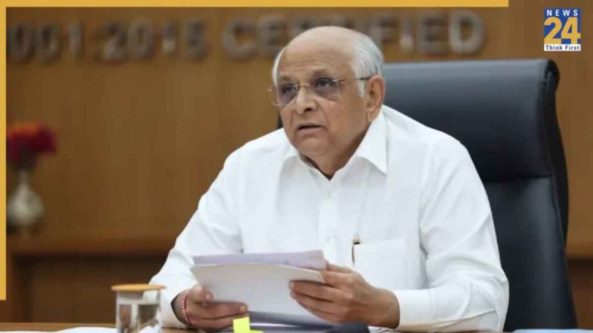 गुजरात के सीएम भूपेंद्र पटेल।