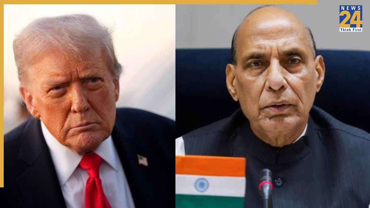 राजनाथ सिंह और ट्रंप