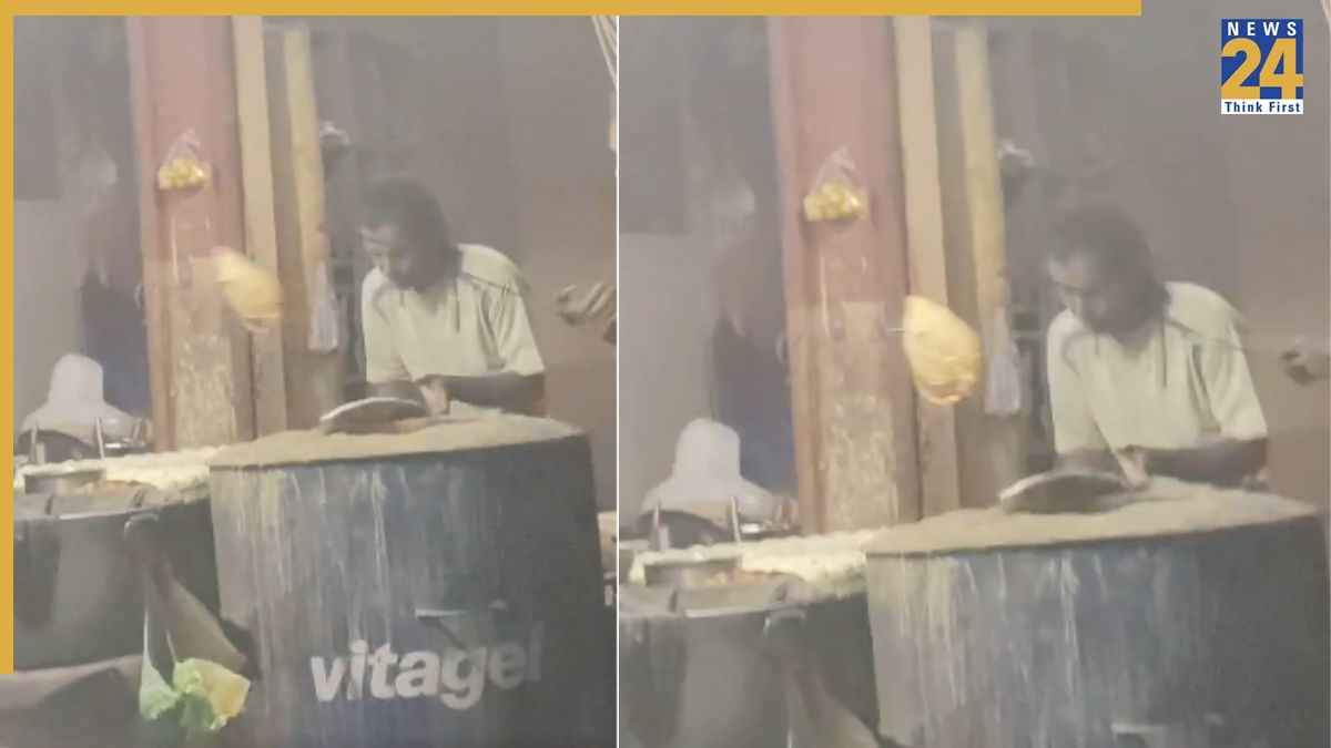 गाजियाबाद के एक होटल में घिनौनी करतूत, थूक लगाकर बनाई जा रही थी रोटी, वीडियो आया सामने