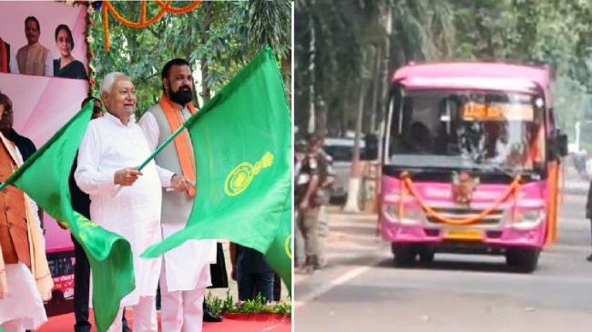 CM Nitish Kumar | Bihar Elections 2025 | Pink Buses