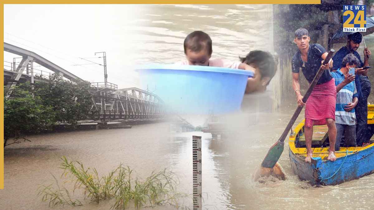Delhi flood,Yamuna River,Water level 206.83 meters,Danger mark 205 meters, NDRF deployment, Hathnikund Barrage Water release, Traffic advisory, Alternative routes, Train speed reduction,Monastery shops closed,