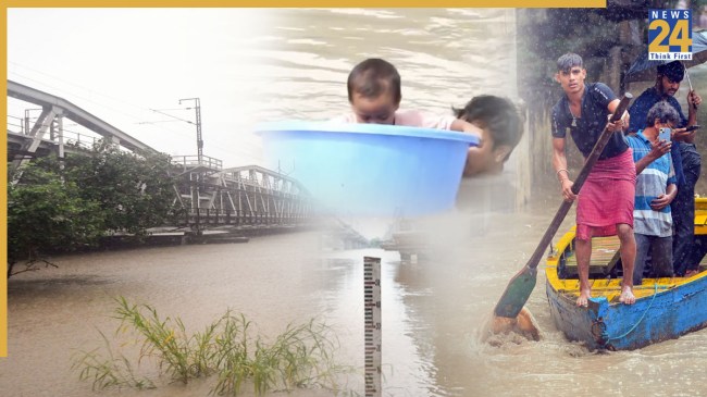 Delhi flood,Yamuna River,Water level 206.83 meters,Danger mark 205 meters, NDRF deployment, Hathnikund Barrage Water release, Traffic advisory, Alternative routes, Train speed reduction,Monastery shops closed,