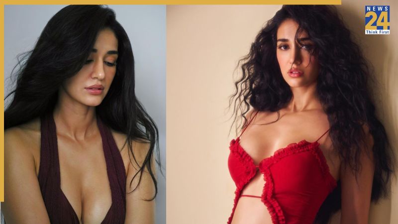 Disha Patani Disha Patani, Disha Patani Black Dress, Disha Patani bold look-1