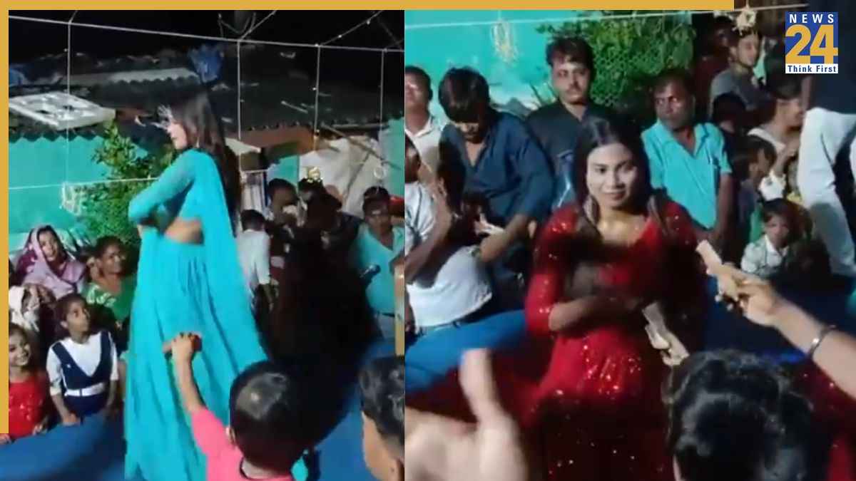 गणपति पंडाल के सामने भोजपुरी गाने पर लगे ठुमके, भड़के लोग, आयोजकों ने मांगी माफी