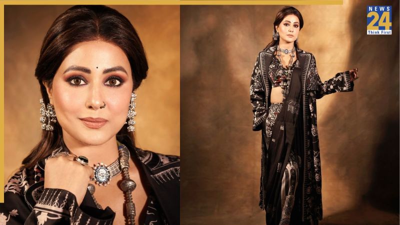 Hina Khan Hina Khan, Hina Khan photos, Hina Khan saree look-1