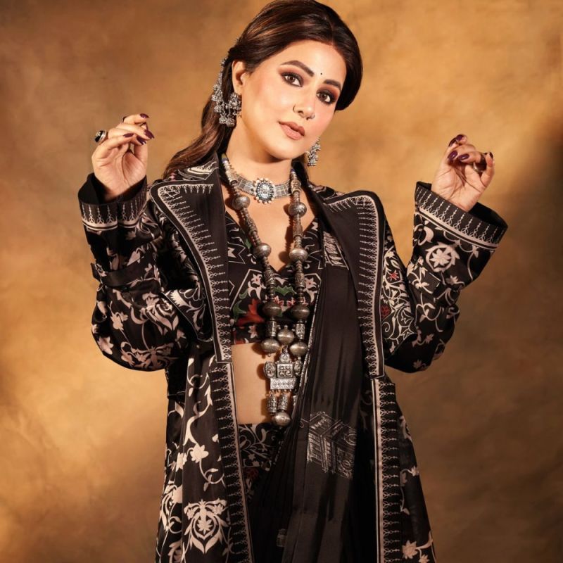 Hina Khan Hina Khan, Hina Khan photos, Hina Khan saree look-1-2-3-4-5