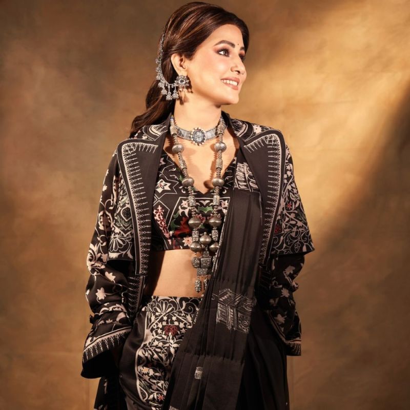 Hina Khan Hina Khan, Hina Khan photos, Hina Khan saree look-1-2