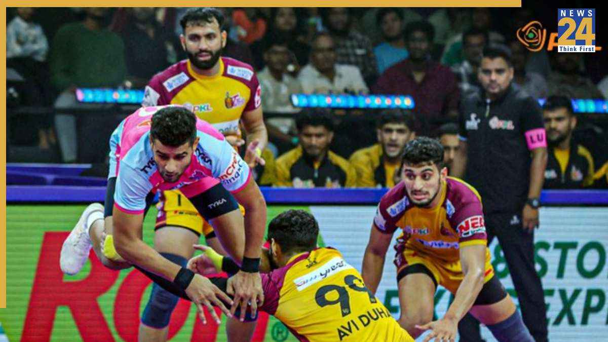 PKL 12: लगातार 2 हार के बाद आखिरकार खुला तेलुगू टाइटंस का खाता, जयपुर पिंक पैंथर्स को मिली करीबी हार 