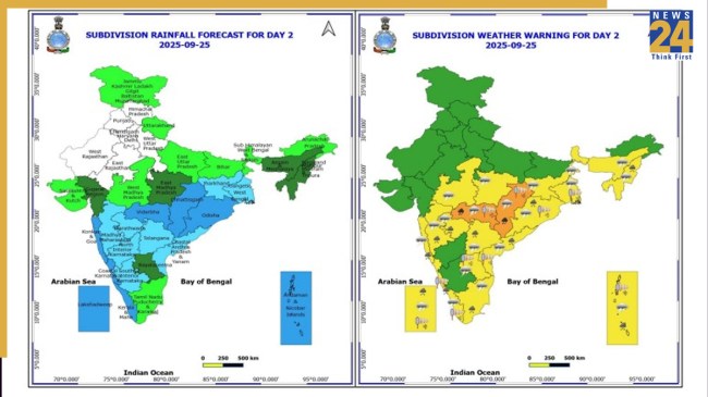 MAP (2) Kal ka mausam 25 September