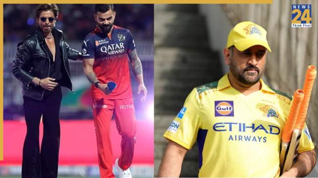 MS Dhoni, Shahrukh Khan and Virat Kohli