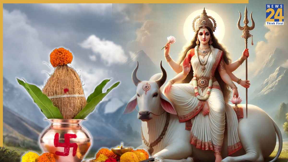 Shardiya Navratri 2025 First Day: आज से नवरात्रि शुरू, जानें कलश स्थापना का मुहूर्त; मां शैलपुत्री की पूजा विधि, मंत्र, भोग और आरती