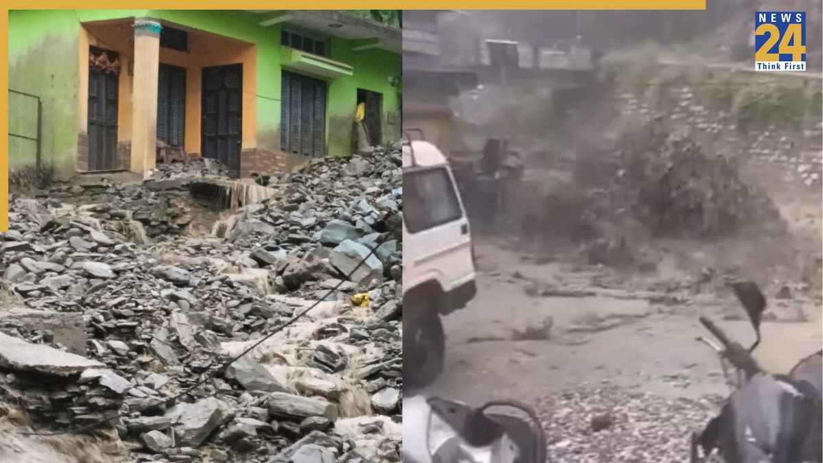 उत्तराखंड में फिर आई तबाही, घरों में घुसा पानी, मलबे में दबी कार, सामने आए डरा देने वाले वीडियो