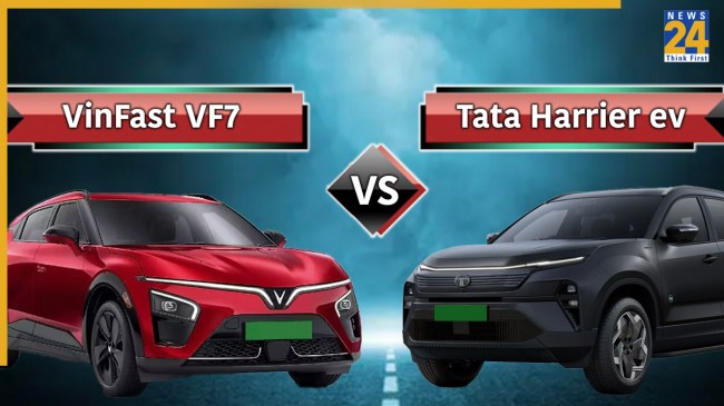 VinFast VF7 vs Tata Harrier ev