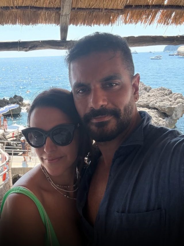 Neha Dhupia और Angad Bedi में दिखा रोमांटिक कोजी रोमांस