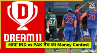 Dream 11 Money Contest of IND vs PAK match