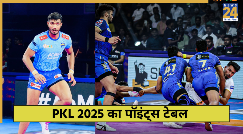 PKL 2025 Points Table
