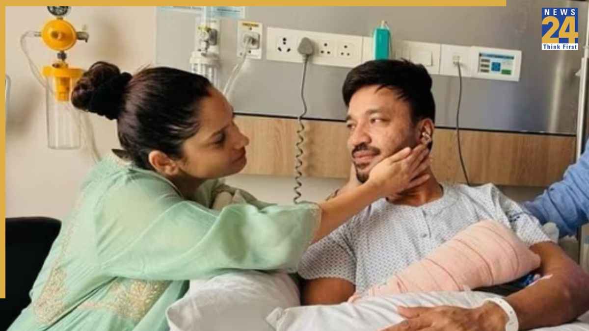 vicky jain accident vicky jain health update ankita lokhande