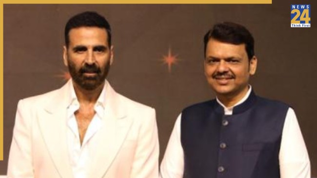 Akshay Kumar, Devendra Fadnavis Akshay Kumar, Devendra Fadnavis