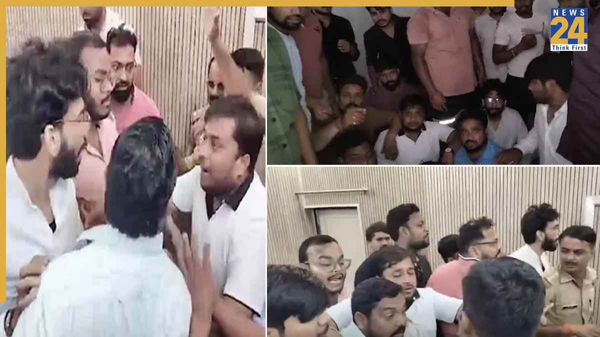 Video: मेरठ में मुस्लिम सोडा वाले के लिए BJP गुटों में झड़प, जमकर चले लात-घूंसे