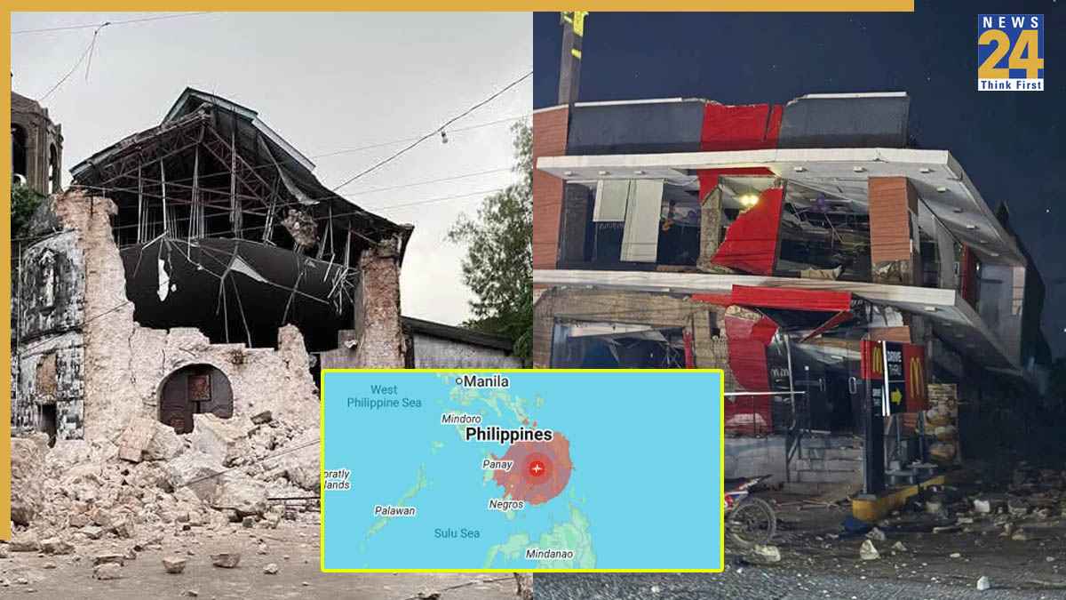 फिलीपींस में भयंकर भूकंप से दहशत में लोग, 60 की मौत और कई इमारतें बनीं मलबे का ढेर