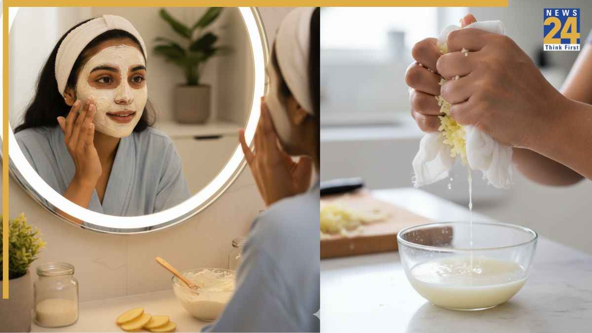 Potato face pack