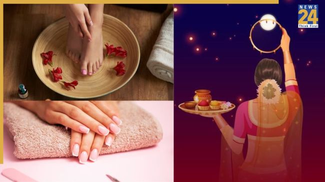 Karwa Chauth 2025 At-home manicure steps
