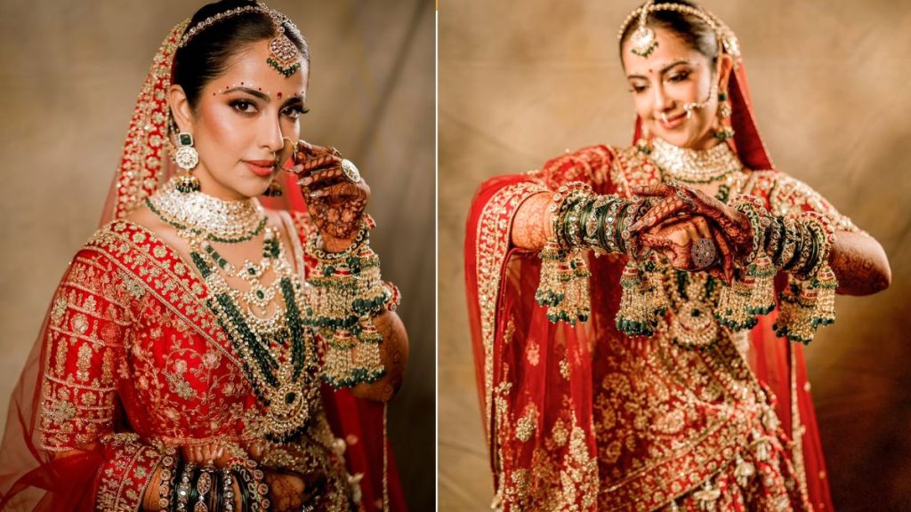 avika gor bridal look
