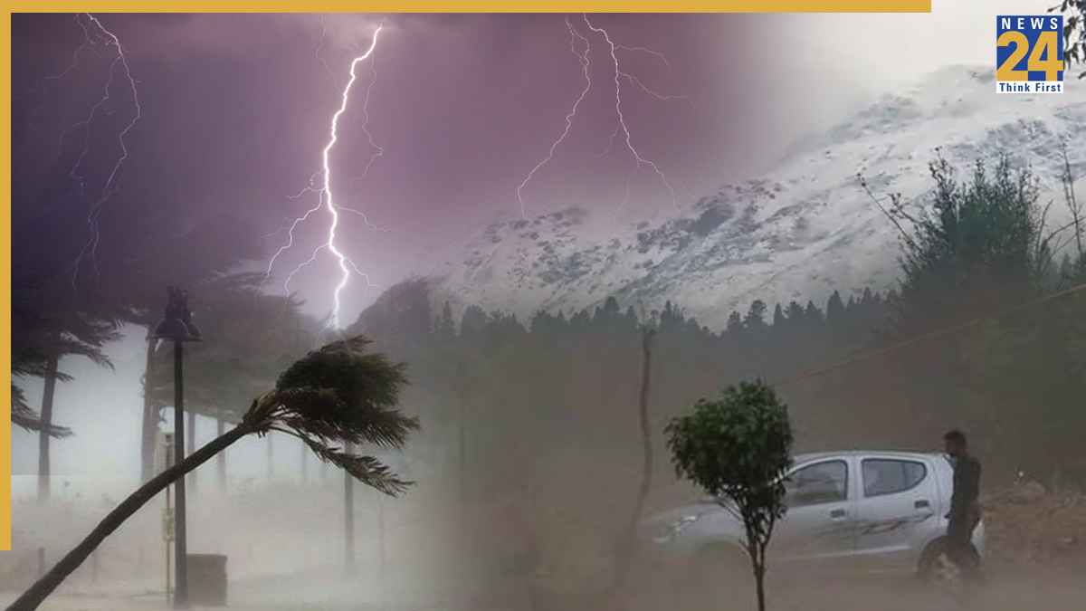Aaj Ka Mausam: भयंकर चक्रवाती तूफान की दस्तक, 15 राज्यों में भारी बारिश की चेतावनी, दिल्ली-NCR में कैसा रहेगा मौसम?